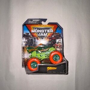 Monster Jam Dragon Truck Series 38 1/64 Scale Die-Cast Green Orange NEW